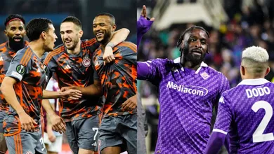 Conference League: Olympiacos castiga Villa em Birmingham e Fiorentina bate Brugge
