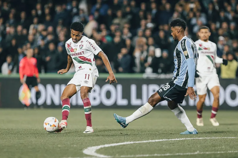 Keno errou quase tudo que tentou no Couto Pereira - Foto: Lucas Mer&ccedil;on/Fluminense FC