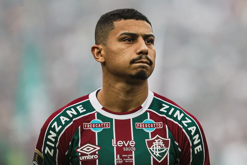 Foto: (Lucas Mer&ccedil;on/Fluminense FC) - Andr&eacute;, do Fluminense
