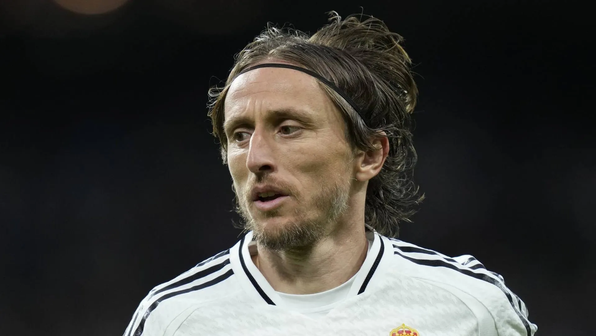Luka Modrić em a&ccedil;&atilde;o pelo Real Madrid