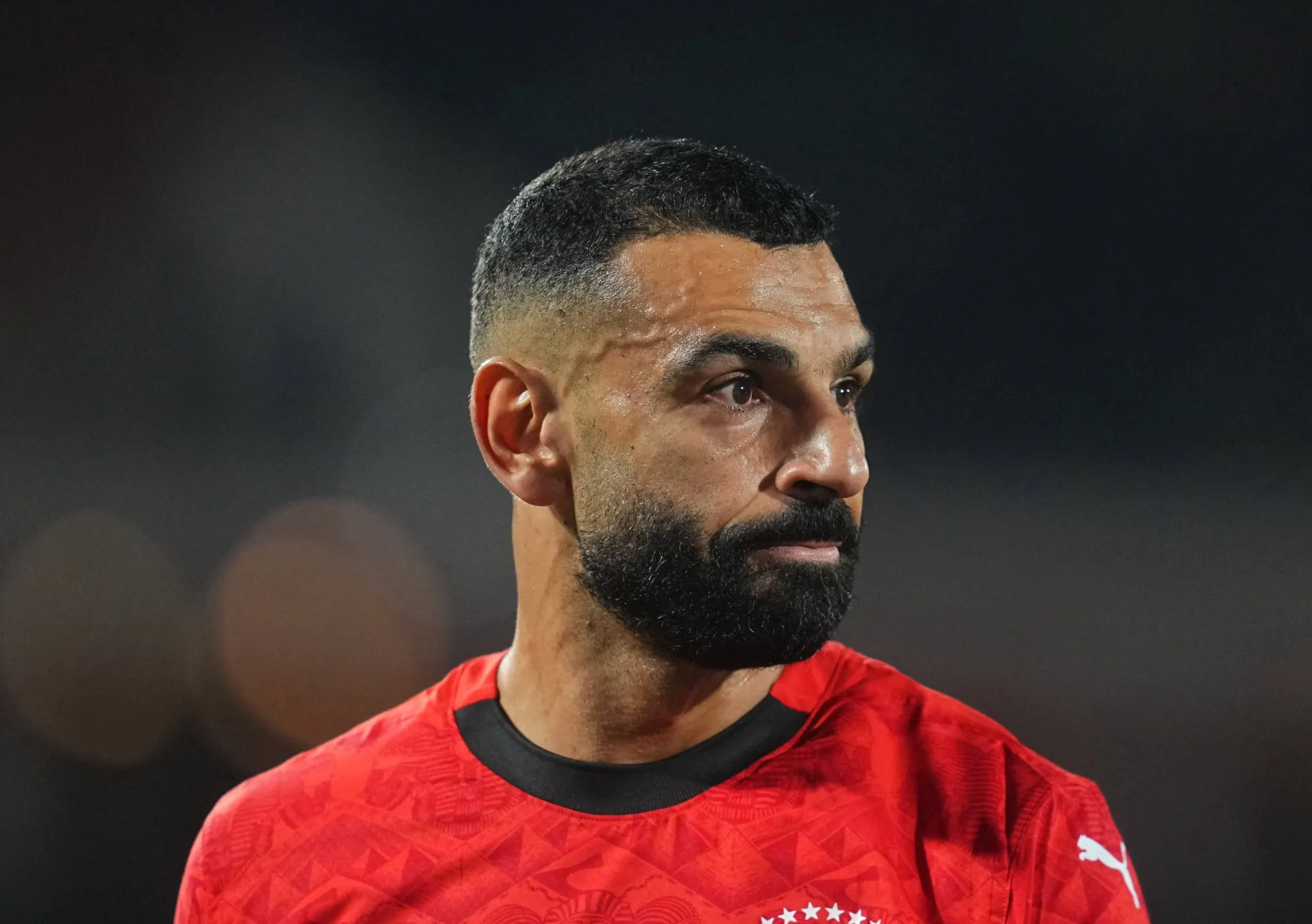 Salah em partida do Egito pela Copa Africana