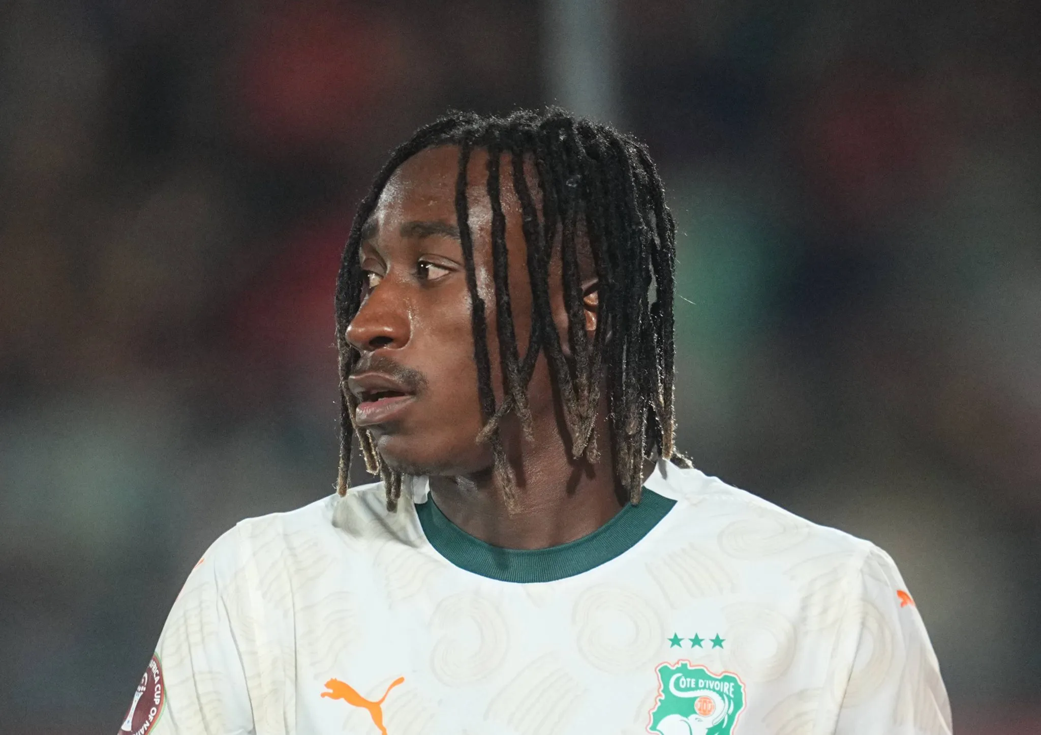 Yan Diomand&eacute; pela sele&ccedil;&atilde;o da Costa do Marfim (Foto: IMAGO / DeFodi Images)
