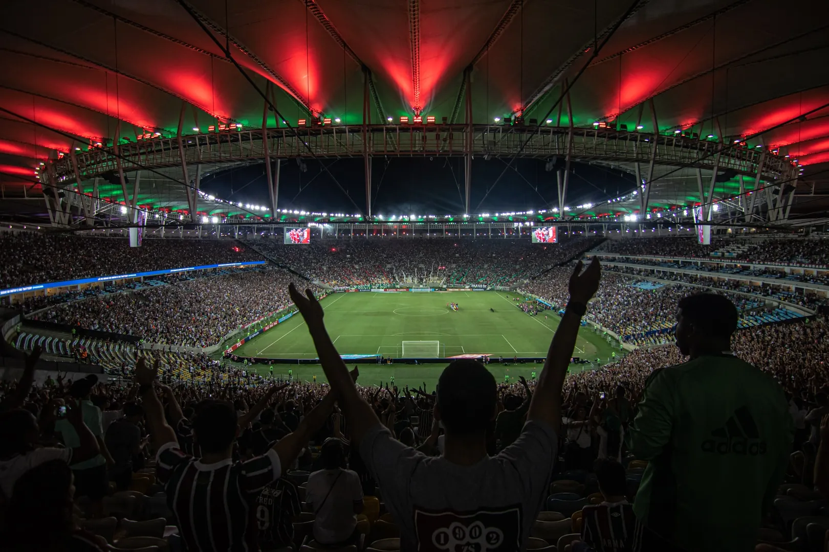 Para a final da Libertadores, a torcida do Fluminense bateu recorde de arrecada&ccedil;&atilde;o das torcidas do Brasil para uma festa de arquibancada (Foto: LEONARDO BRASIL / FLUMINENSE FC)