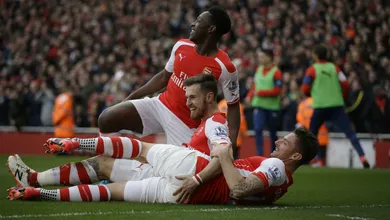 Quando o jogo coletivo do Arsenal funciona, o resultado &eacute; lindo de se ver