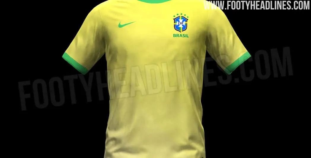 Confira as primeiras imagens do que pode ser o uniforme da&nbsp;Sele&ccedil;&atilde;o&nbsp;em&nbsp;2024