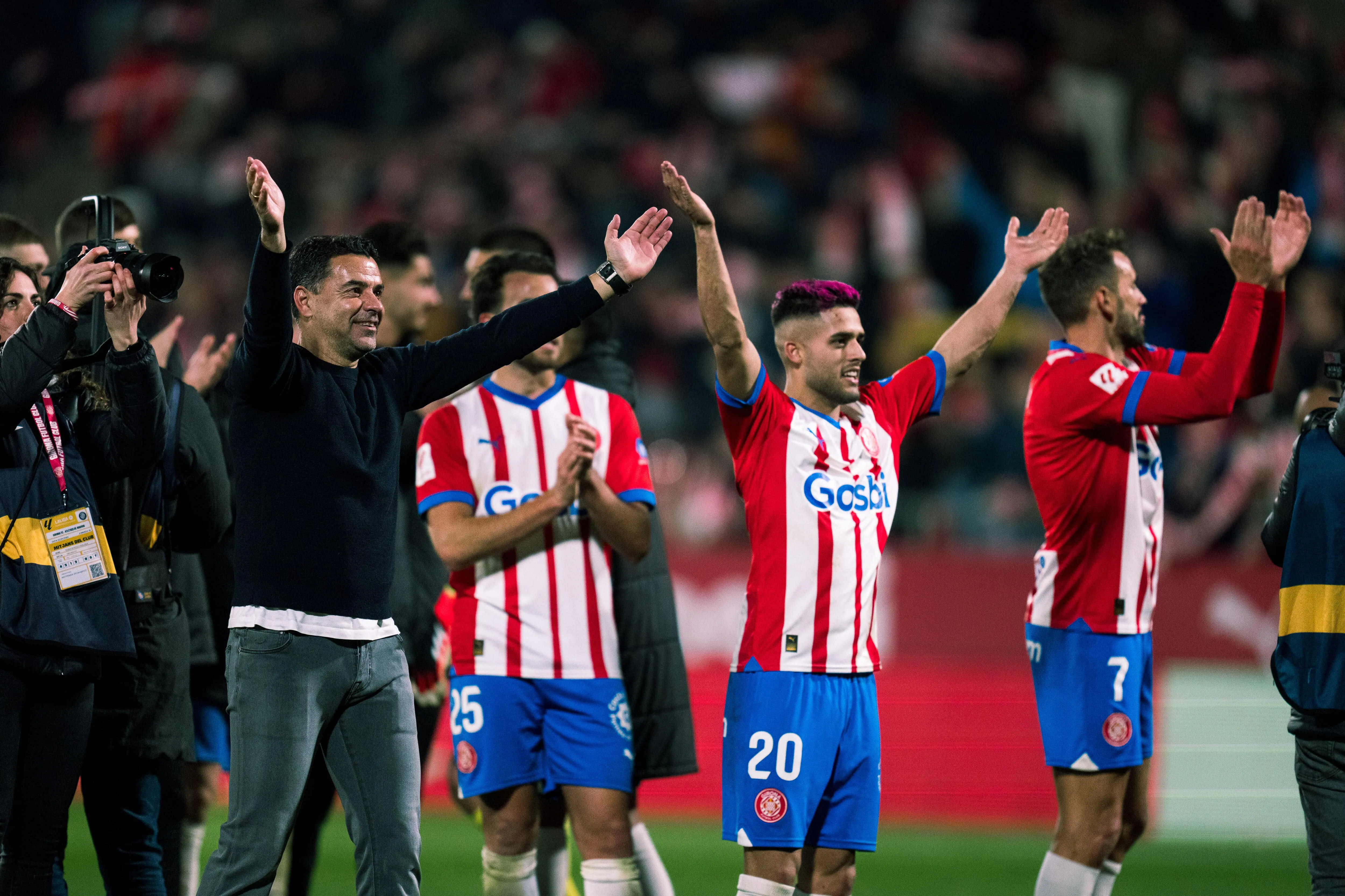 M&iacute;chel mant&eacute;m discurso modesto no Girona ap&oacute;s vit&oacute;ria heroica contra o Atl&eacute;tico: &lsquo;Nosso sonho &eacute; a Europa&rsquo;