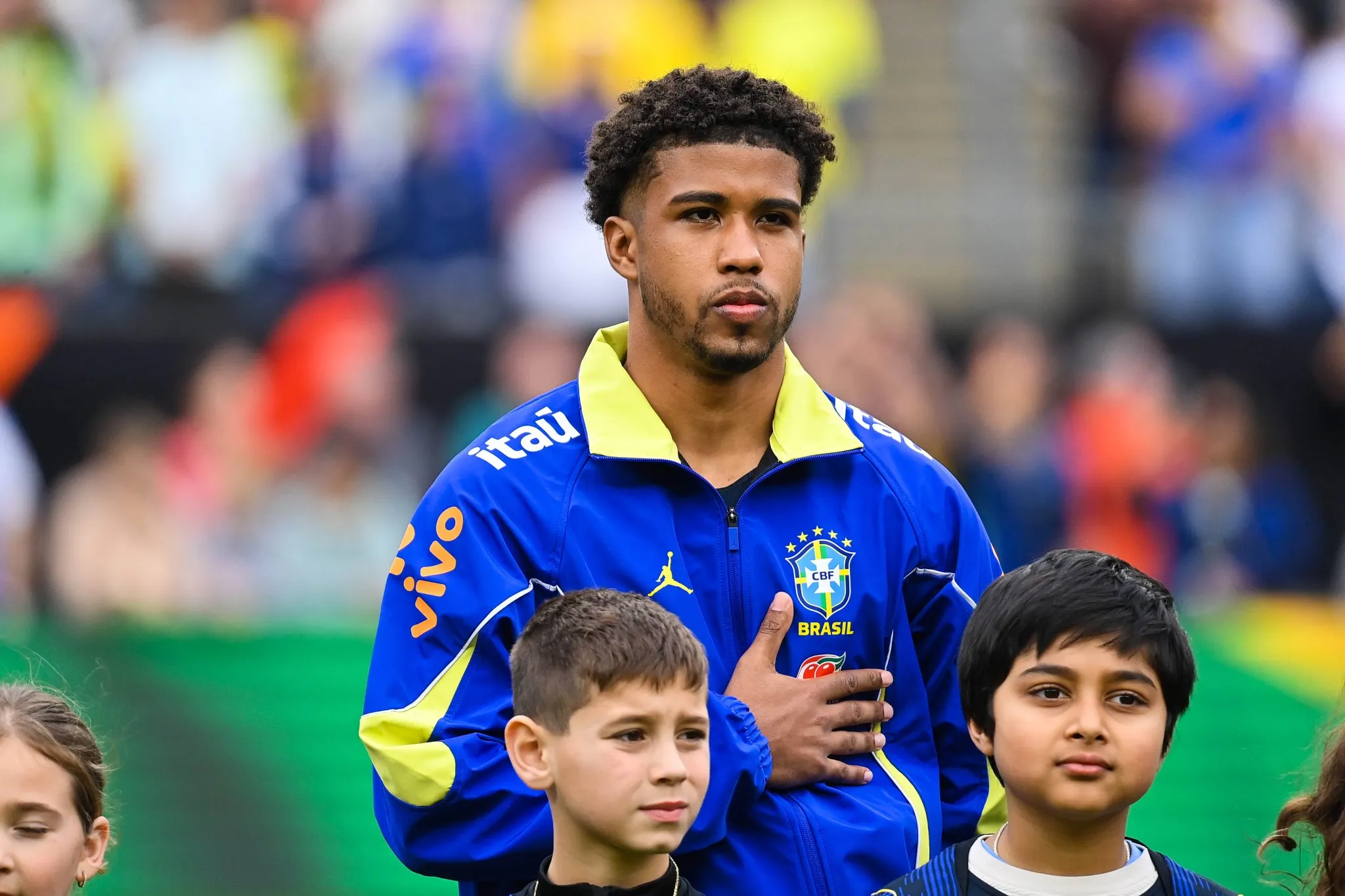 Andrey Santos pela sele&ccedil;ao brasileira