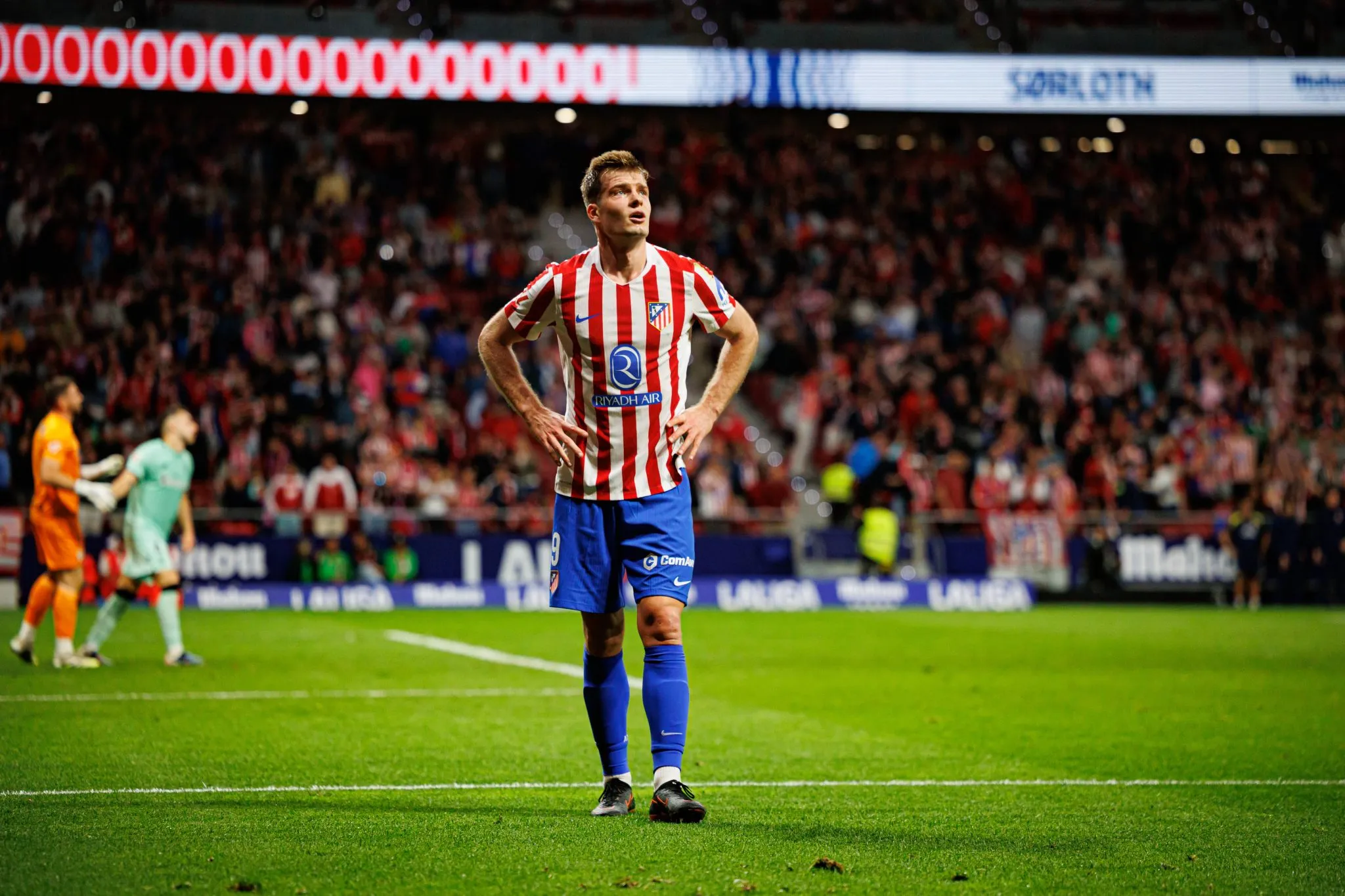 Sorloth em a&ccedil;&atilde;o pelo Atl&eacute;tico de Madrid 