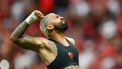 &lsquo;N&atilde;o agiram da forma correta com um &iacute;dolo&rsquo;, desabafa Gabigol ap&oacute;s garantir vit&oacute;ria do Flamengo