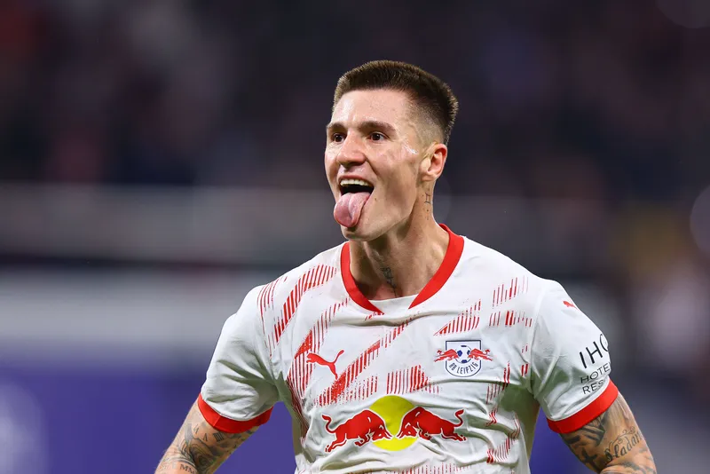 Benjamin Sesko, do RB Leipzig Foto: (Imago)