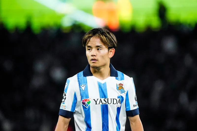 Takefusa Kubo em a&ccedil;&atilde;o pela Real Sociedad