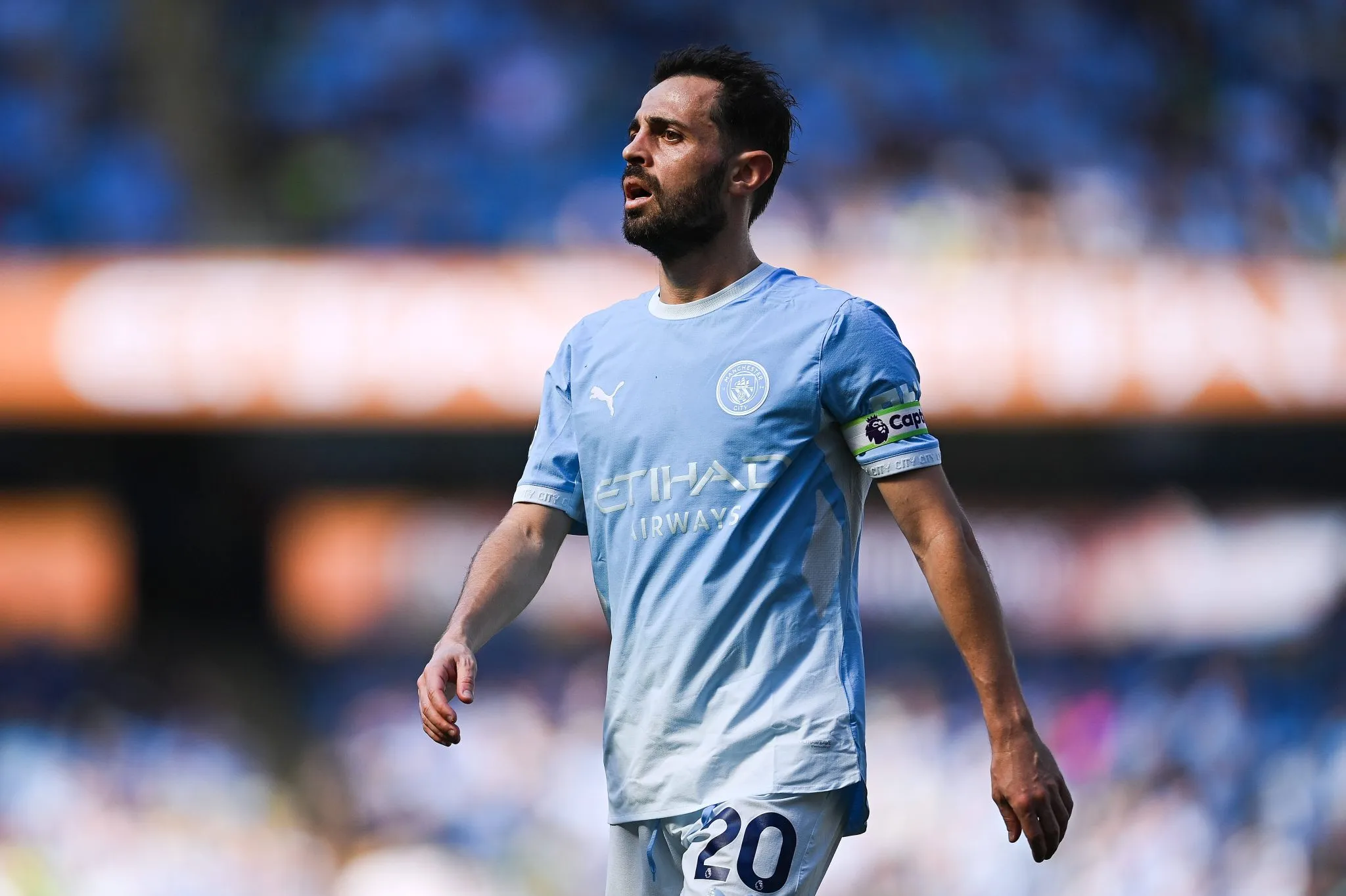 Bernardo Silva em despedida do Manchester City 