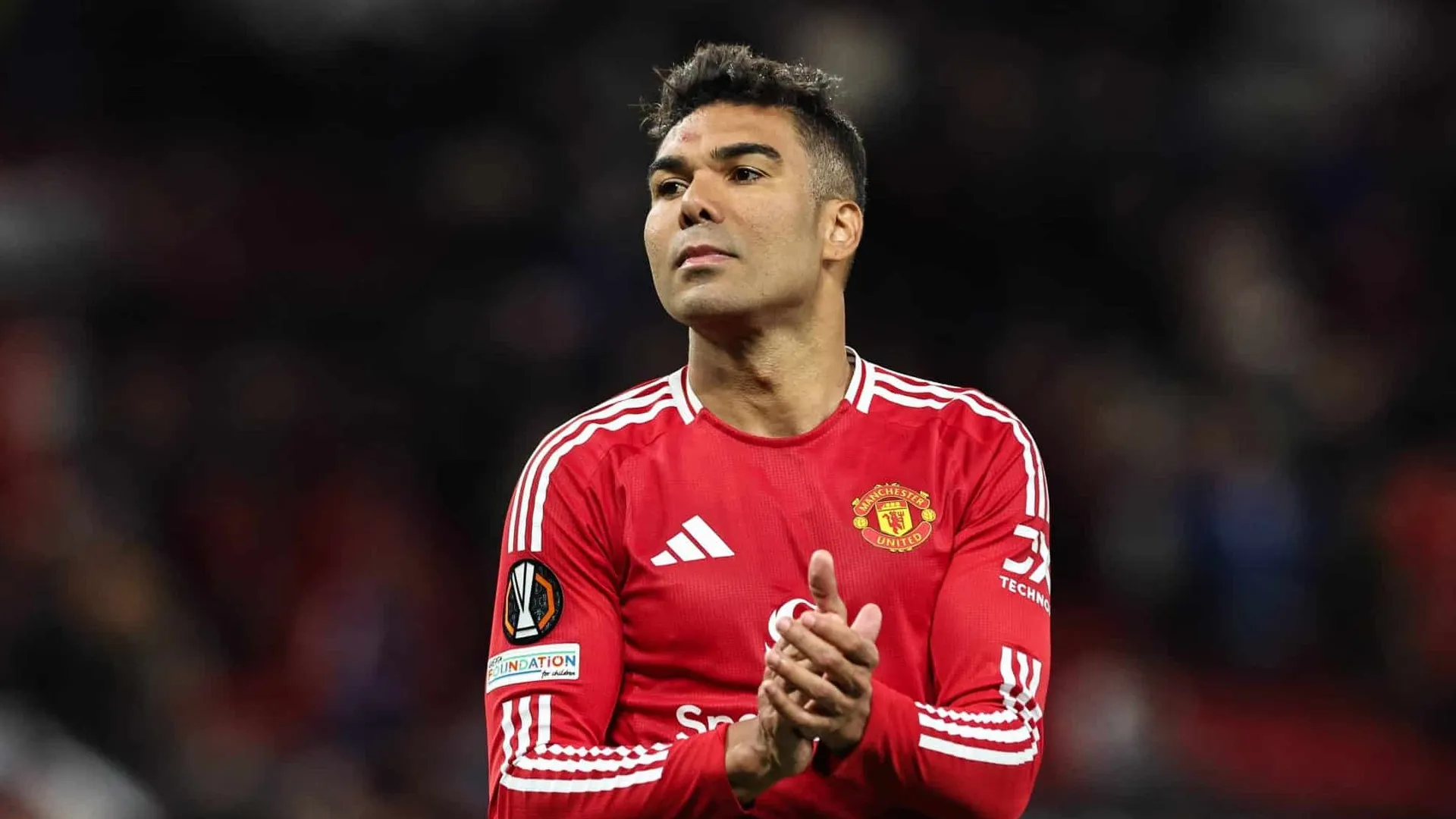 Casemiro em a&ccedil;&atilde;o pelo Manchester United Foto: (Imago)