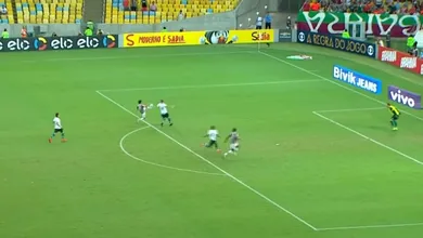 Gustavo Scarpa fez um gola&ccedil;o para qualquer torcedor no Maracan&atilde; aplaudir