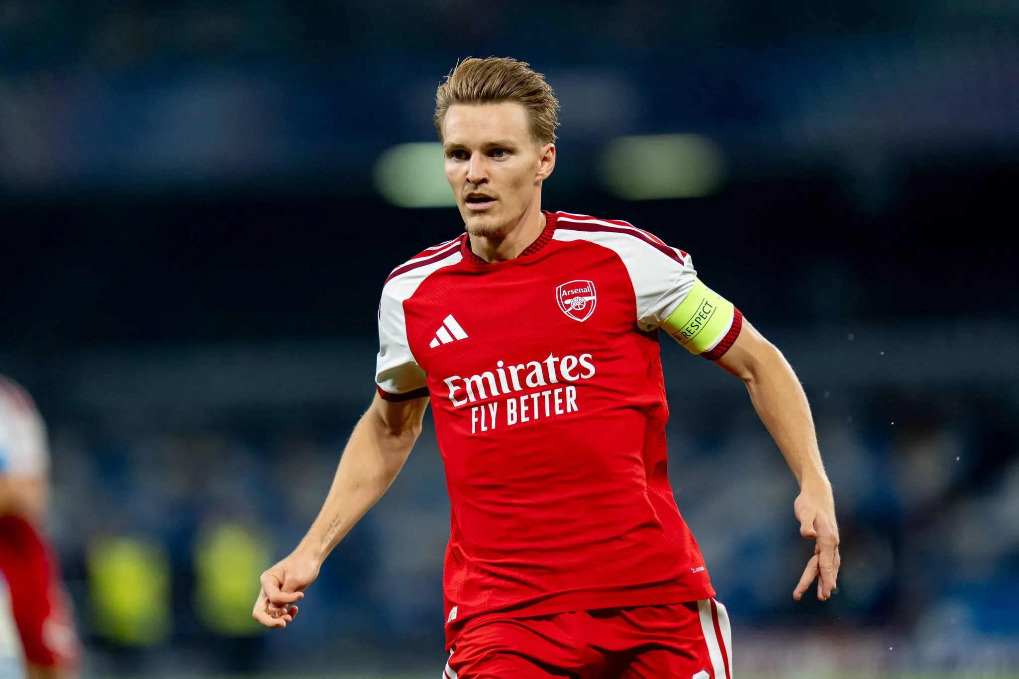 Odegaard marcou gol do Arsenal contra o Napoli