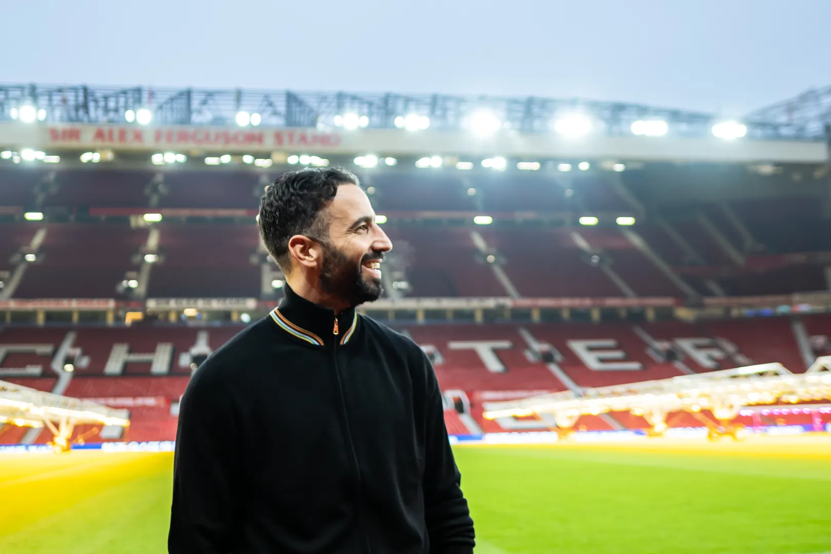 R&uacute;ben Amorim em Old Trafford
