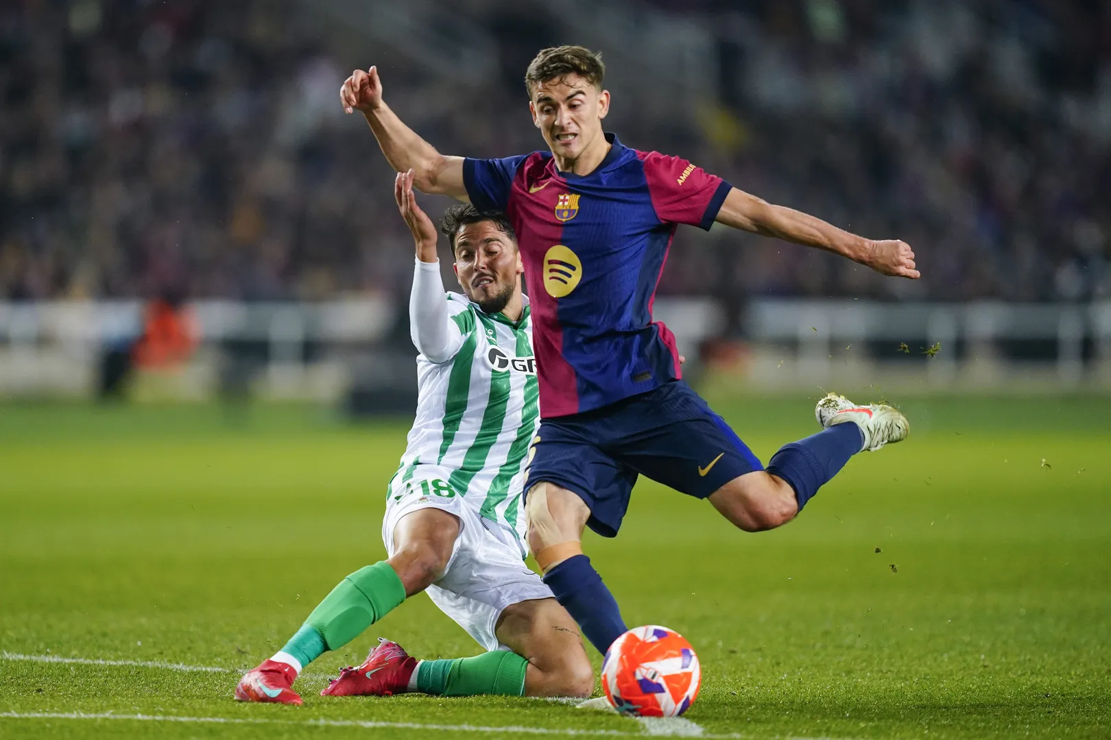 Gavi marcou o gol do Barcelona diante do Betis