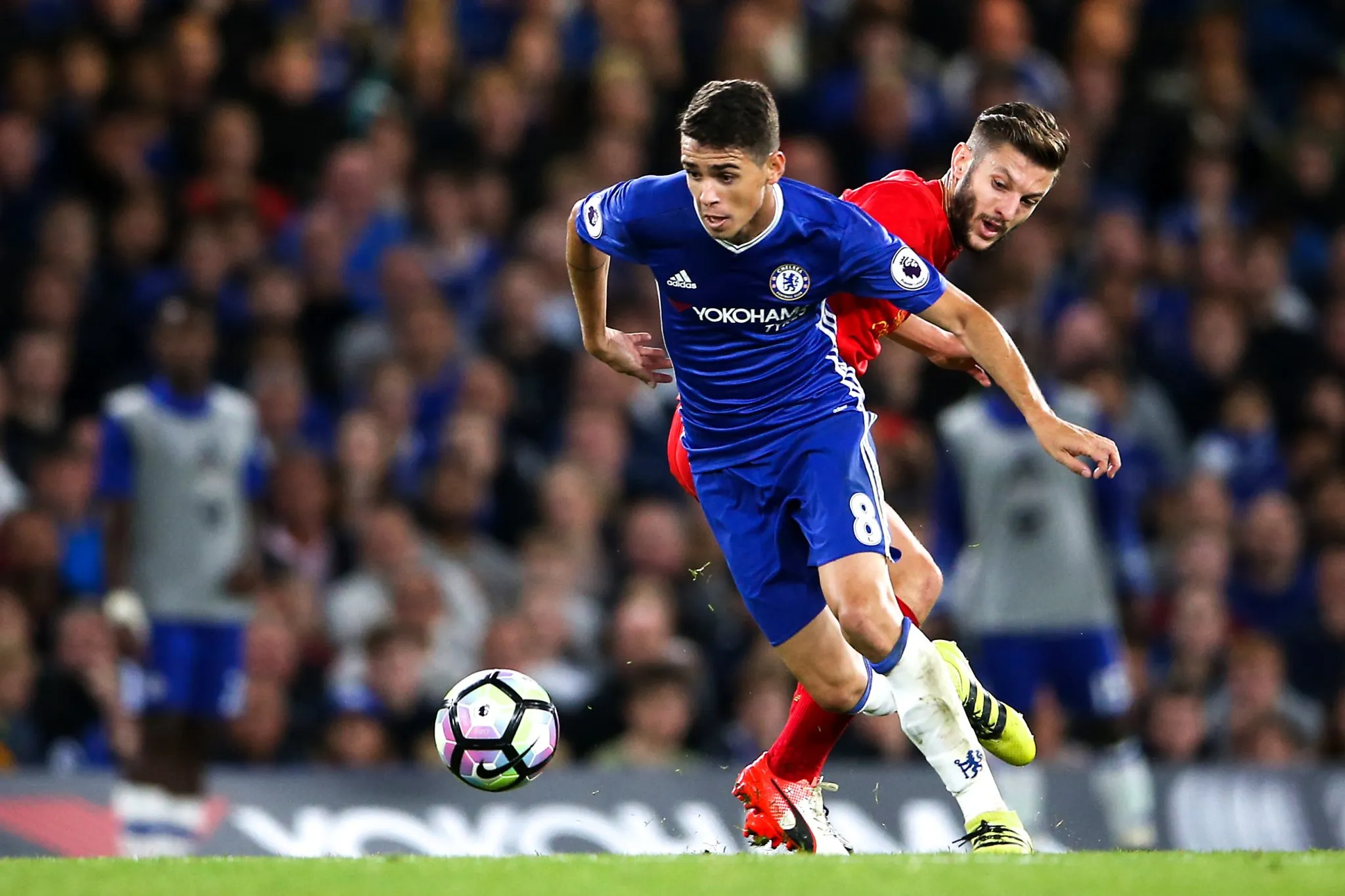 Oscar nos tempos de Chelsea. Foto: Icon Sport/Scott Heavey / PA Images.
