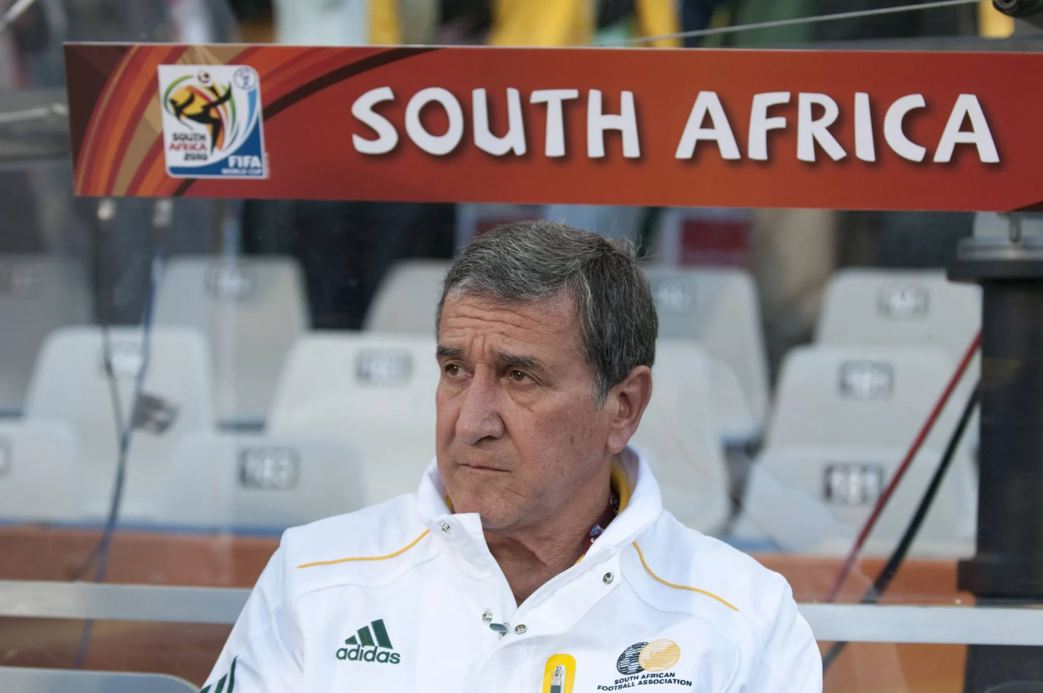 Parreira comandou a sele&ccedil;&atilde;o sul-africana durante a Copa do Mundo de 2010