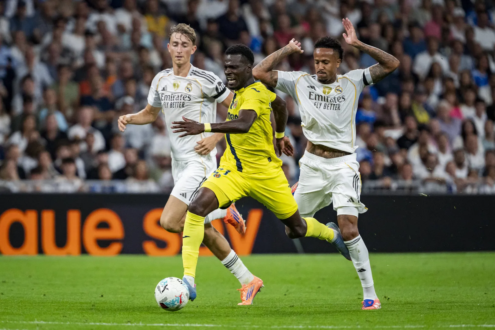 Estrat&eacute;gia do Villarreal n&atilde;o anulou o Real Madrid (Foto: Imago)