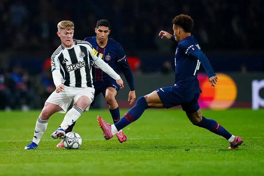 PSG x Newcastle pela Champions League (Foto: Iconsport)