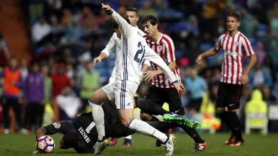 Morata entra para marcar gol da vit&oacute;ria e dar lideran&ccedil;a ao Real Madrid