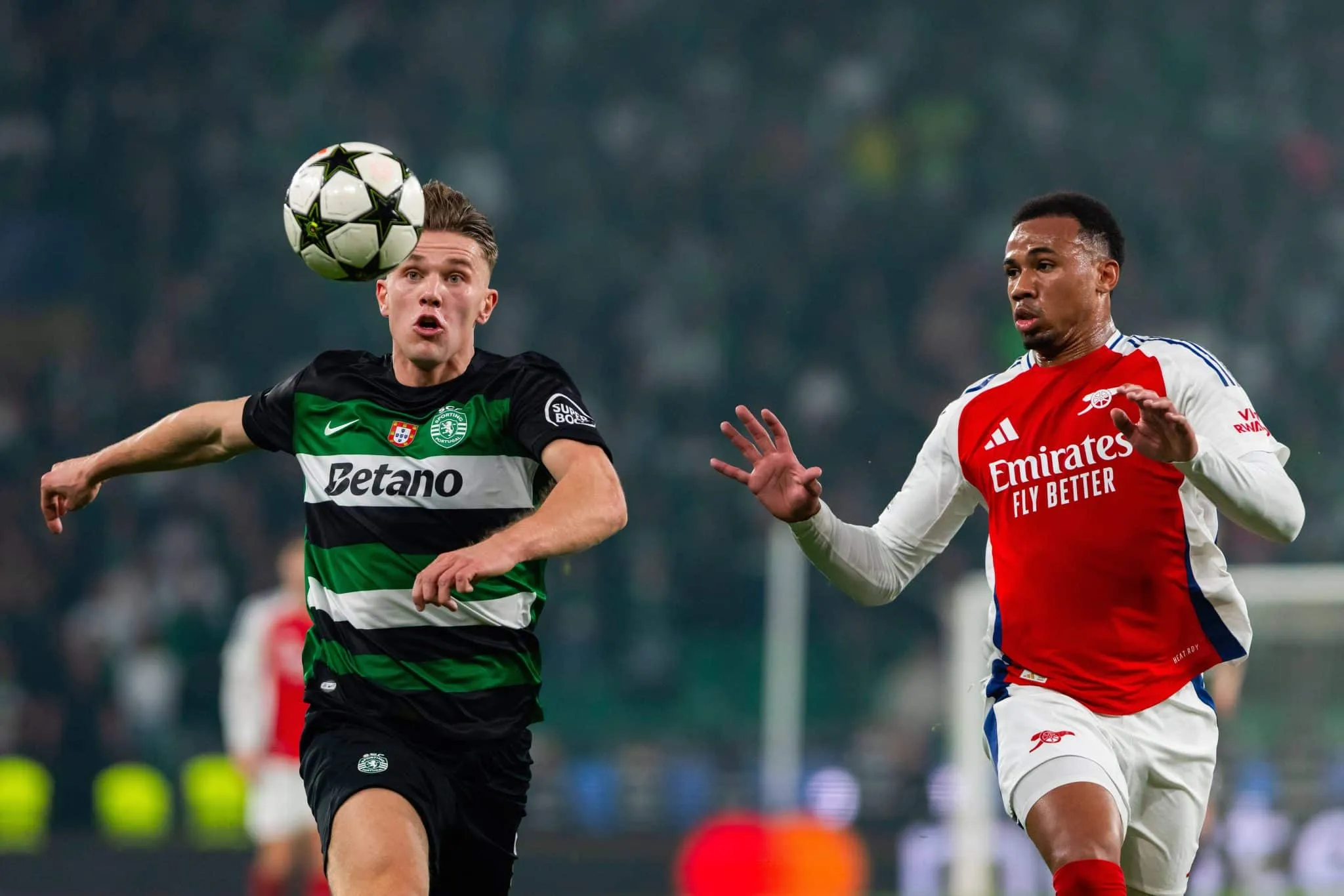 Gyokeres d&aacute; resposta &aacute;cida a Gabriel Magalh&atilde;es, ap&oacute;s provoca&ccedil;&atilde;o em goleada do Arsenal