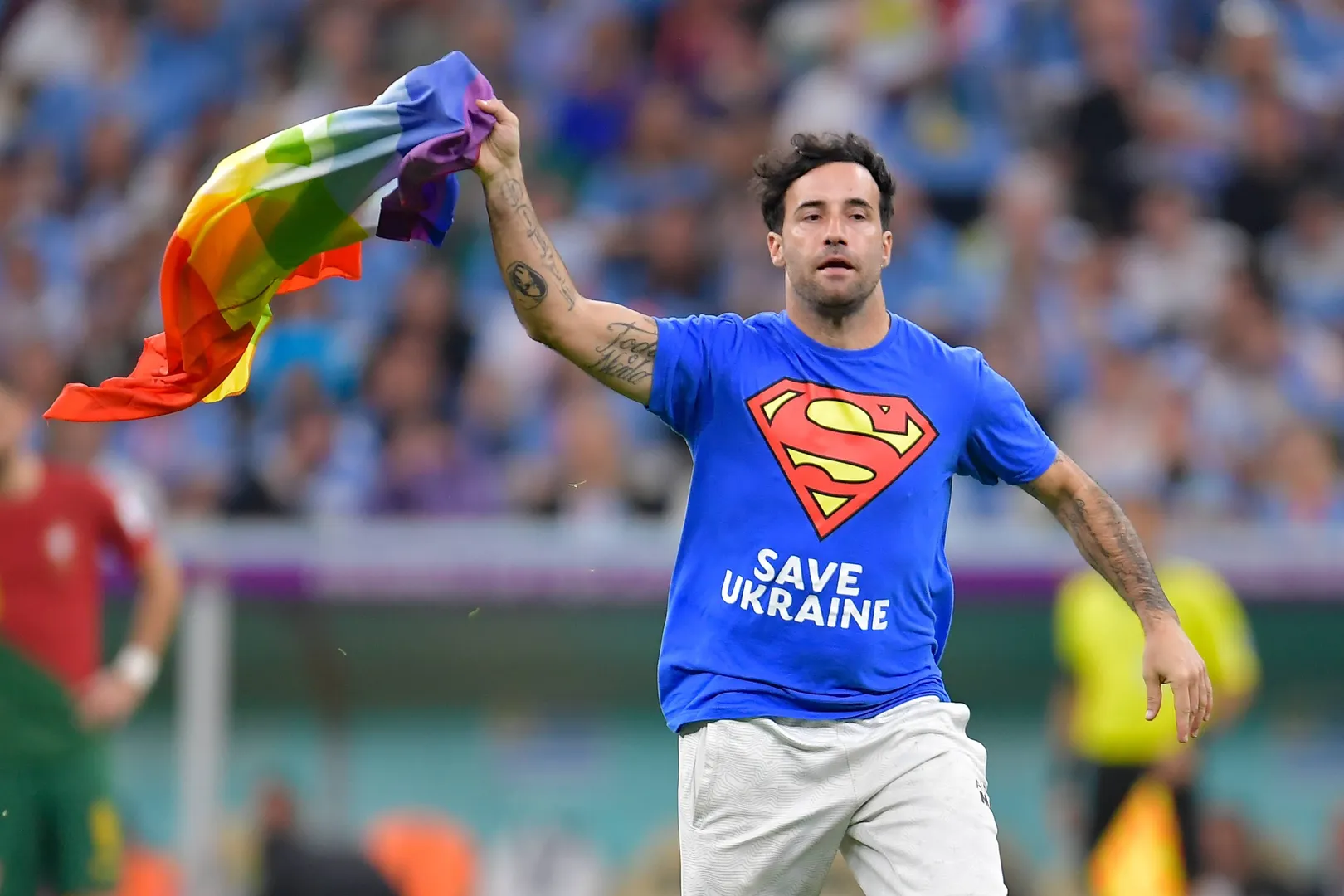 Na Copa do Mundo no Catar, tamb&eacute;m havia preocupa&ccedil;&otilde;es em rela&ccedil;&atilde;o &agrave; seguran&ccedil;a da comunidade LGBTQIA+ Foto: (Imago)