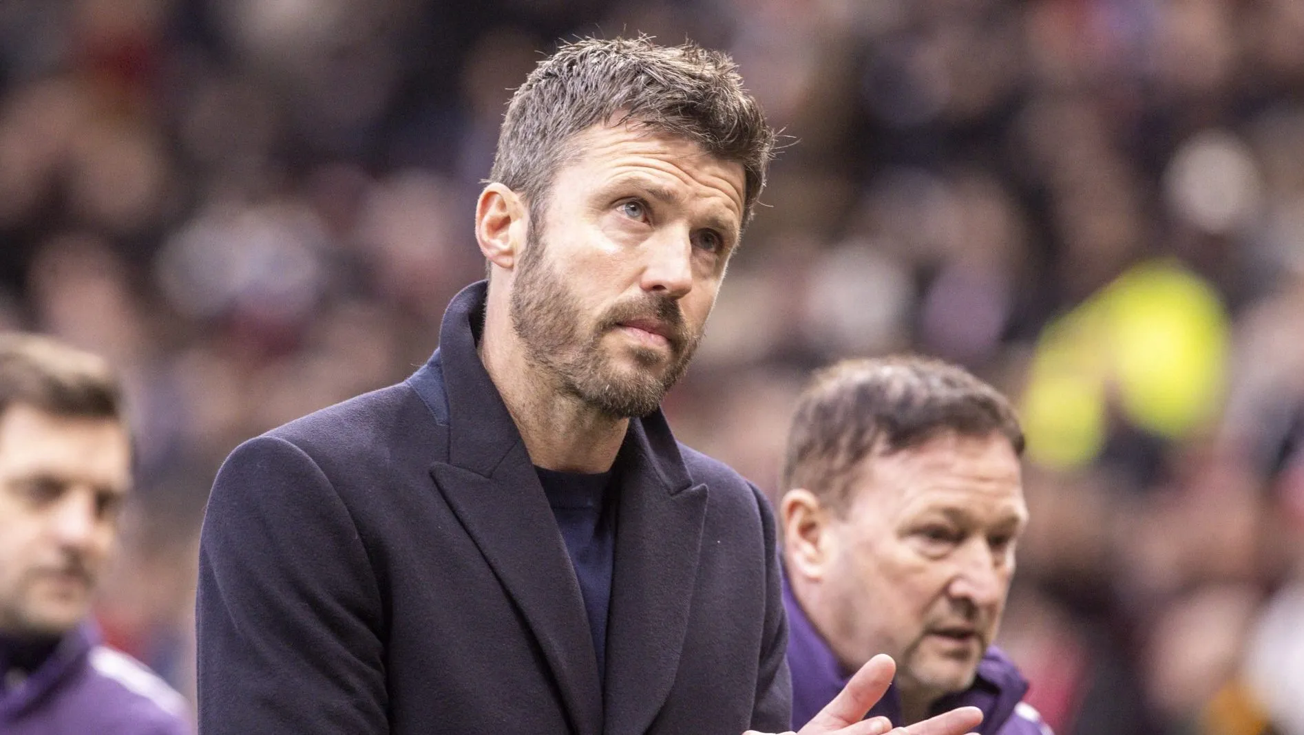 Michael Carrick, t&eacute;cnico do Manchester United