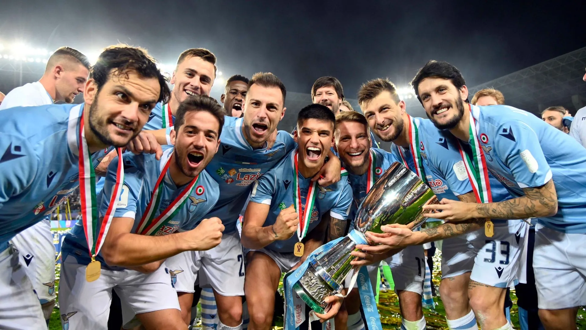 Lazio volta a vencer a Juventus e fatura t&iacute;tulo da Supercopa na Ar&aacute;bia Saudita
