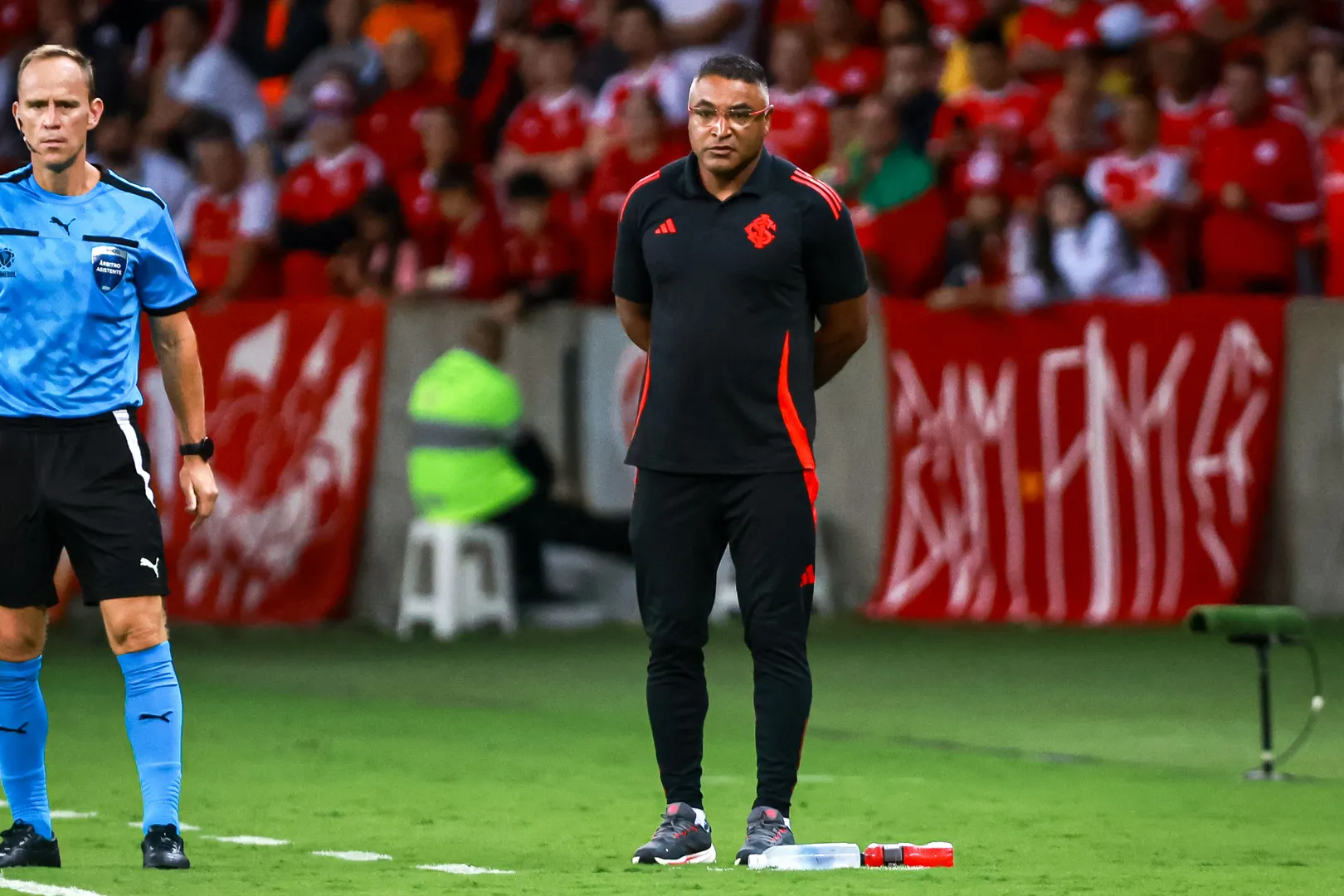 Roger Machado, t&eacute;cnico do Internacional