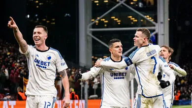 Copenhagen vence o Galatasaray e faz hist&oacute;ria ao avan&ccedil;ar &agrave;s oitavas da Champions pela segunda vez