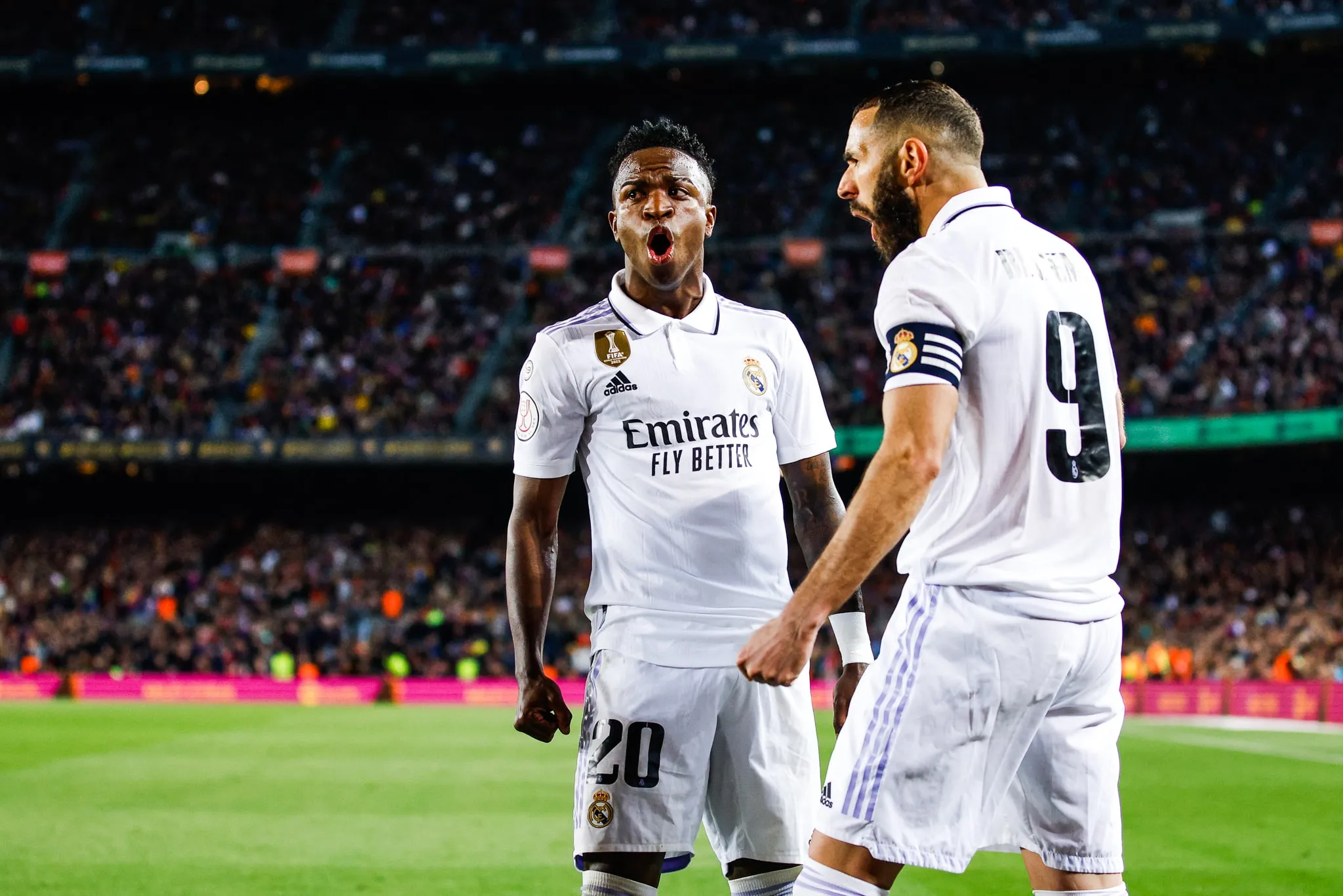 Benzema explica porque ningu&eacute;m merece mais a Bola de Ouro do que Vinicius J&uacute;nior