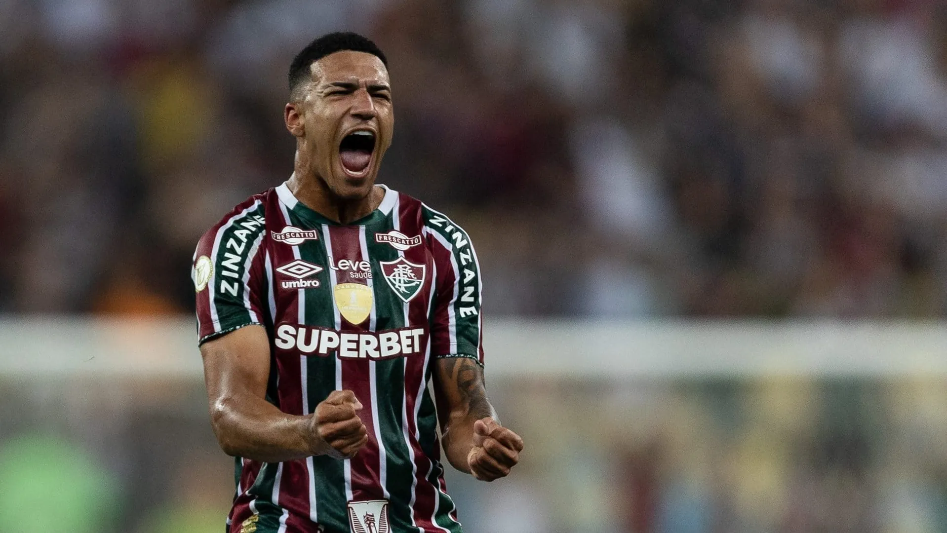 Fluminense de Kau&atilde; Elias venceu o S&atilde;o Paulo por 2 a 0 no Maracan&atilde; pelo Brasileir&atilde;o - Foto: Icon sport