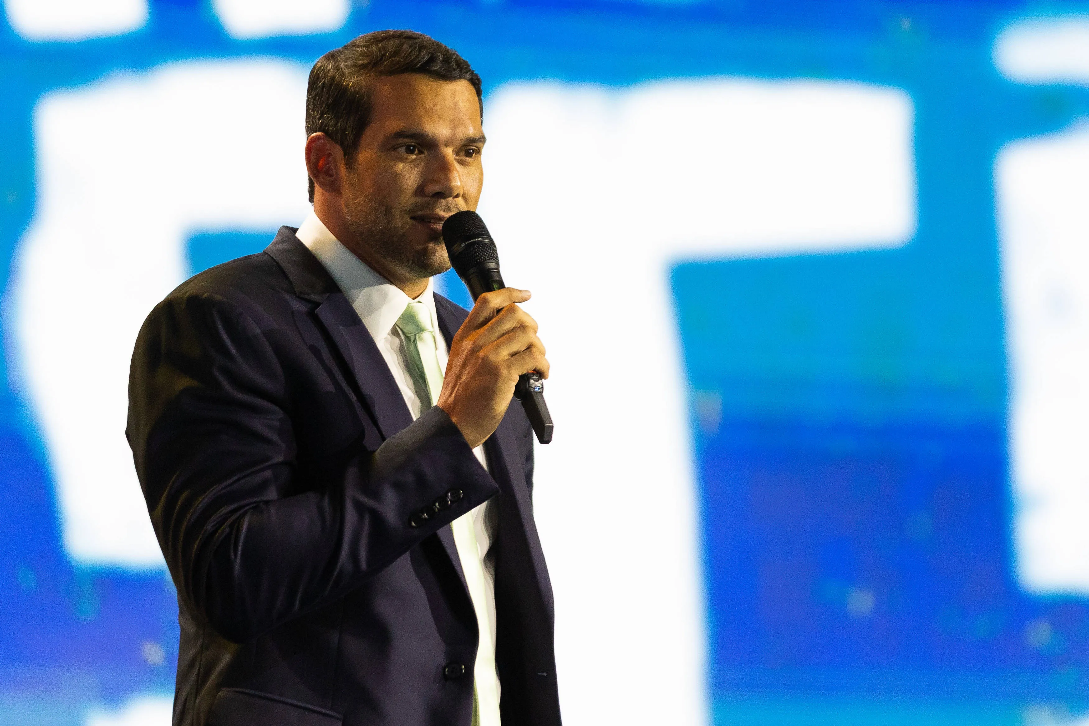O presidente da CBF, Samir Xaud
