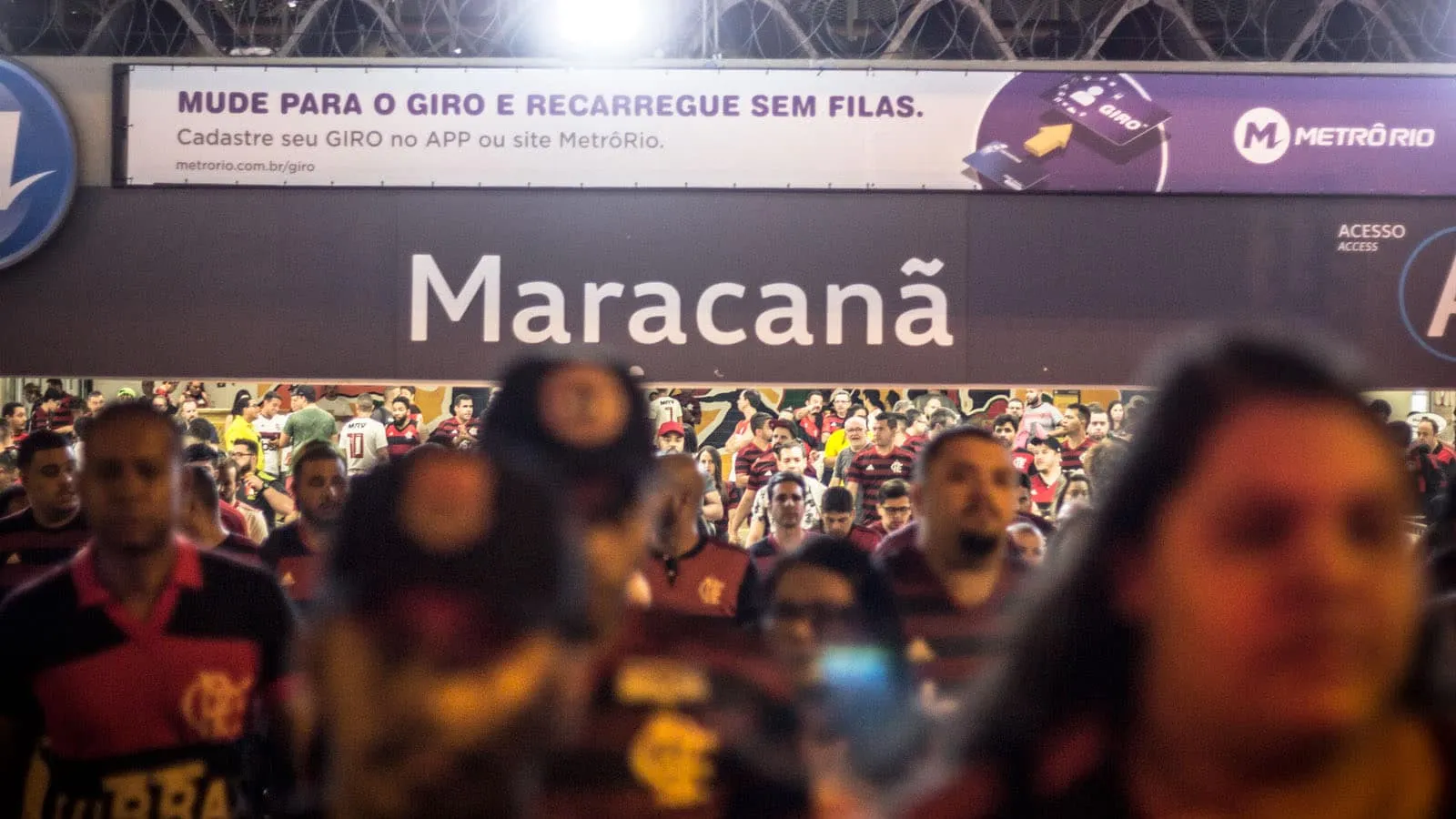Foto da esta&ccedil;&atilde;o Maracan&atilde; (Foto: Fernando Martinho)