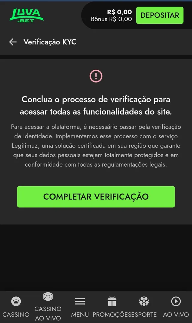 Apostas na Luva Bet: testamos a plataforma em 2026