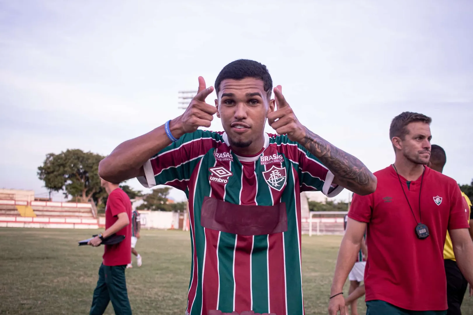 Riquelme Felipe &eacute; a pr&oacute;xima revela&ccedil;&atilde;o de Xer&eacute;m que integrar&aacute; os profissionais do Fluminense em 2025 - Foto: LEONARDO BRASIL/ FLUMINENSE FC