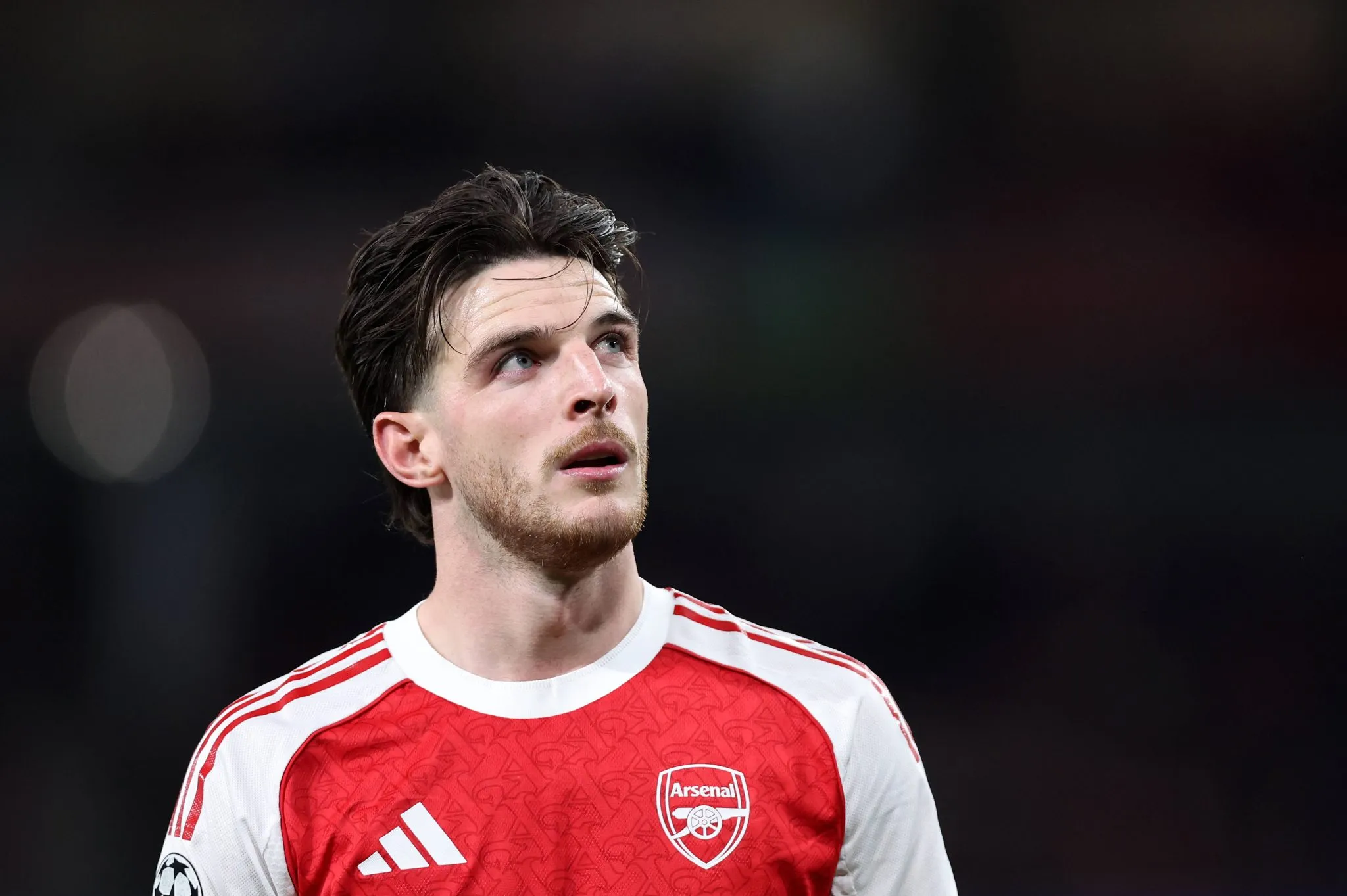 Declan Rice em a&ccedil;&atilde;o pelo Arsenal