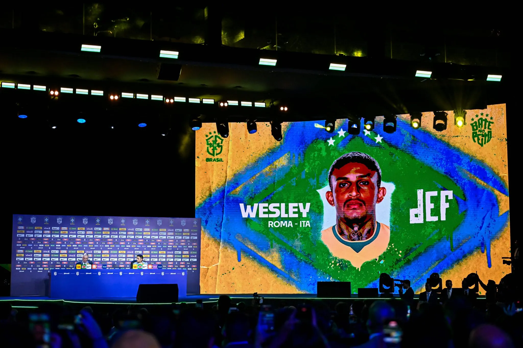 Momento em que Wesley &eacute; convocado para a Copa do Mundo de 2026