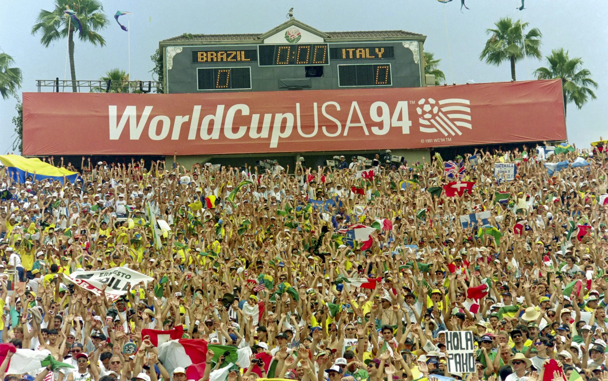 Final da Copa do Mundo de 1994, entre Brasil e It&aacute;lia 