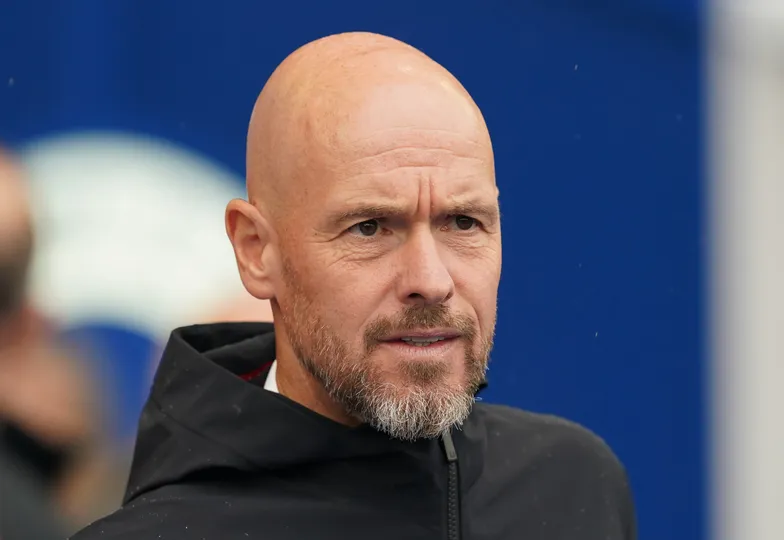 Erik ten Hag, t&eacute;cnico do Manchester United. Foto: Icon Sport