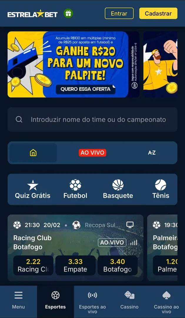 Estrela Bet cadastro 2026