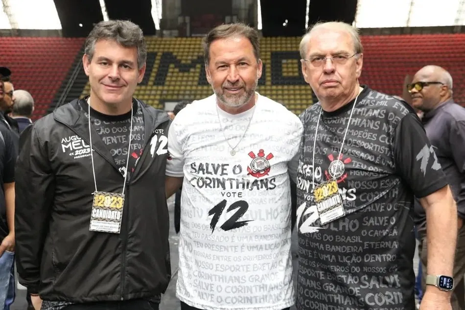 Armando Mendon&ccedil;a, Augusto Melo e Osmar Stabile