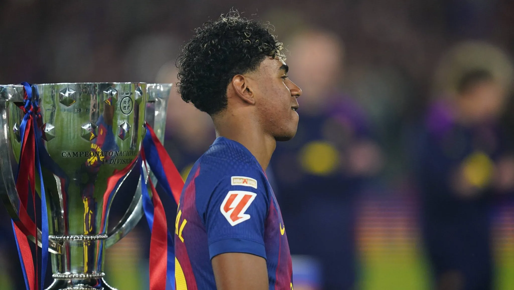 &lsquo;N&atilde;o gosto muito disso&rsquo;: Flick critica gesto de Yamal na comemora&ccedil;&atilde;o de La Liga