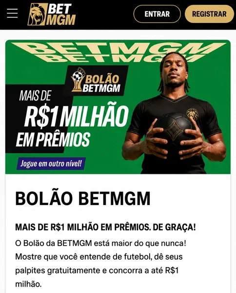 Bol&atilde;o da BetMGM Brasil