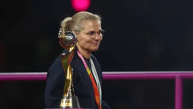 Sarina Wiegman: &ldquo;Podemos ficar orgulhosas, apenas n&atilde;o sentimos isso no momento&rdquo;