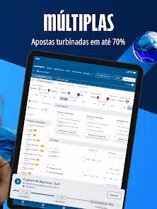 Imagem da Sportingbet promovendo suas apostas m&uacute;ltiplas com aumento