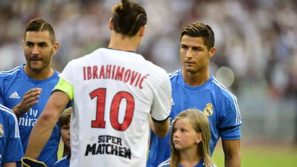 A estat&iacute;stica que cria um abismo entre Cristiano Ronaldo e Ibra na Champions