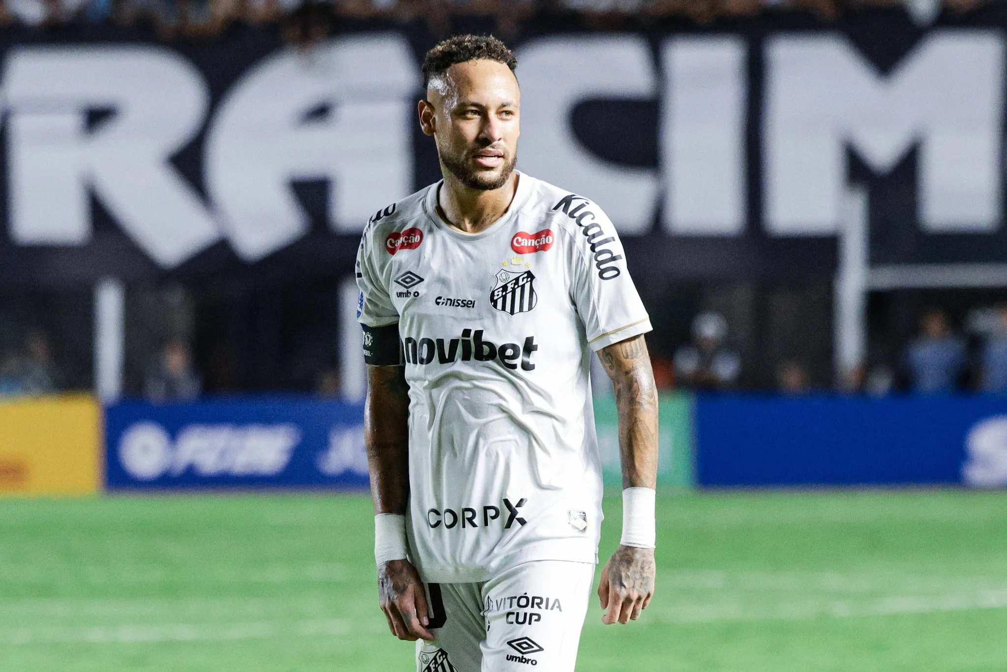 Neymar marcou em duelo com o Recoleta, pela Sul-Americana